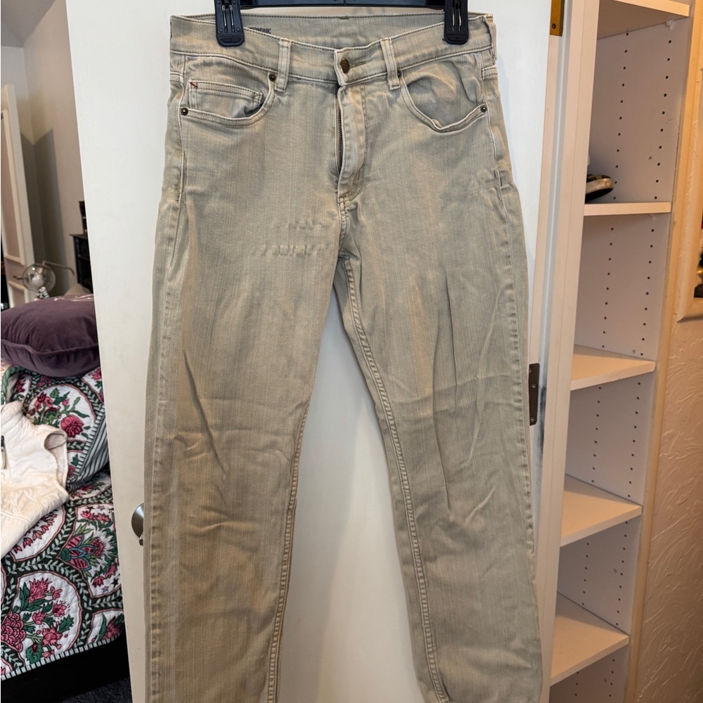 Marine Layer Men's Khaki Slim Straight Jeans